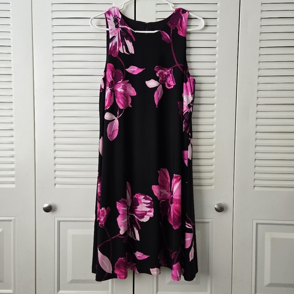 Anne Klein Floral Dress Size 10   #009 - Picture 1 of 7